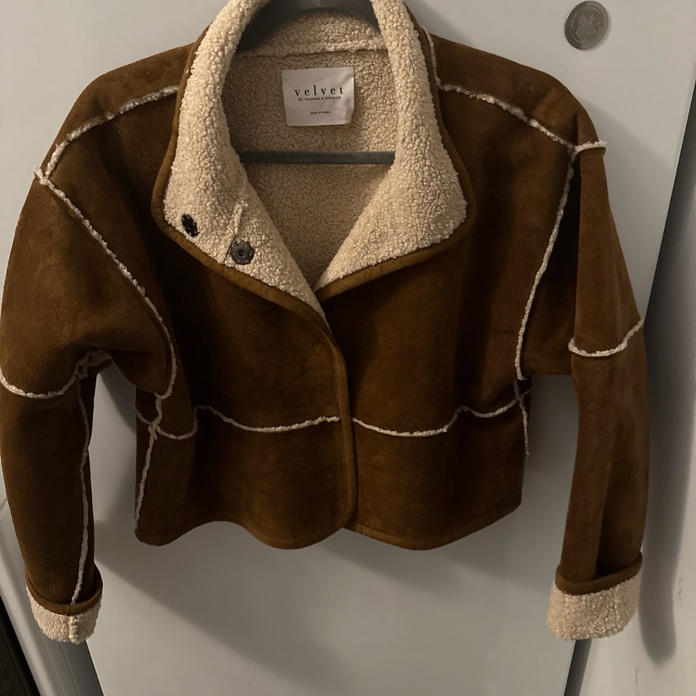 Velvet by Graham & Spencer Brown Teddy Jacket